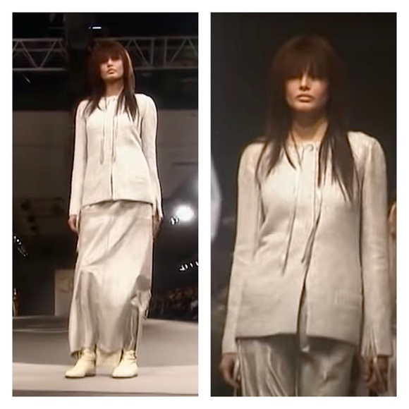 SOLD❗️Chanel runway fall silver gray tweed blazer jacket - Picture 7 of 14